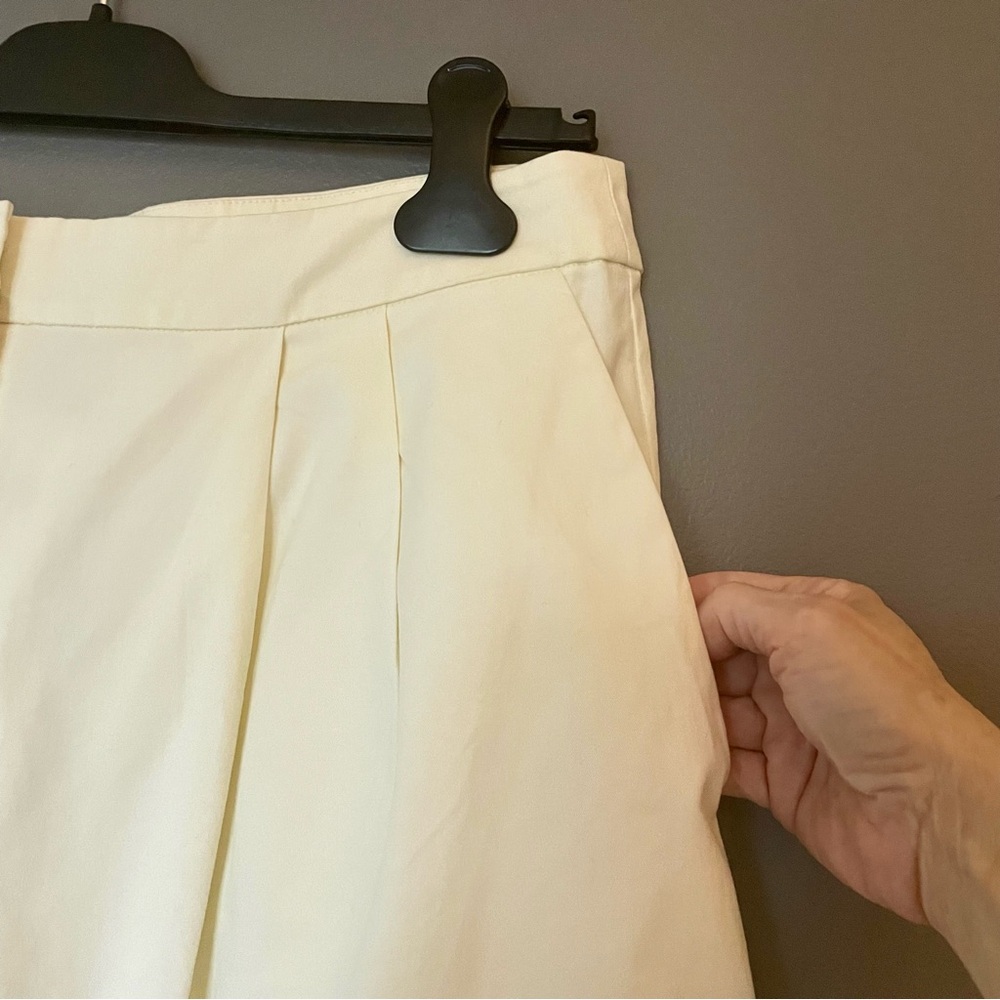 Anthropologie Du Paradis Cargo Cotton Chino Trousers Size 16 NWT Neutral Basic - Picture 11 of 15